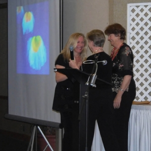 Receiving my Award from Kay Schmidt, CPSA President, and Paula Parks, Exhibition Director