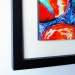 "Fire and Ice" framed, detail