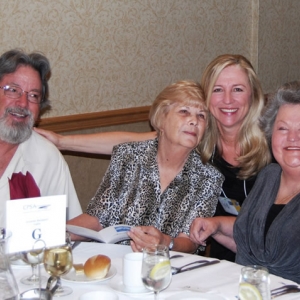 Mr. Weitzel, Violet Martin, Myself, and Rosa Weitzel