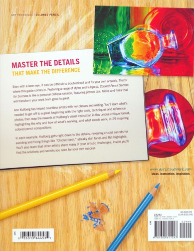 Colored Pencil Secrets for Success - back cover